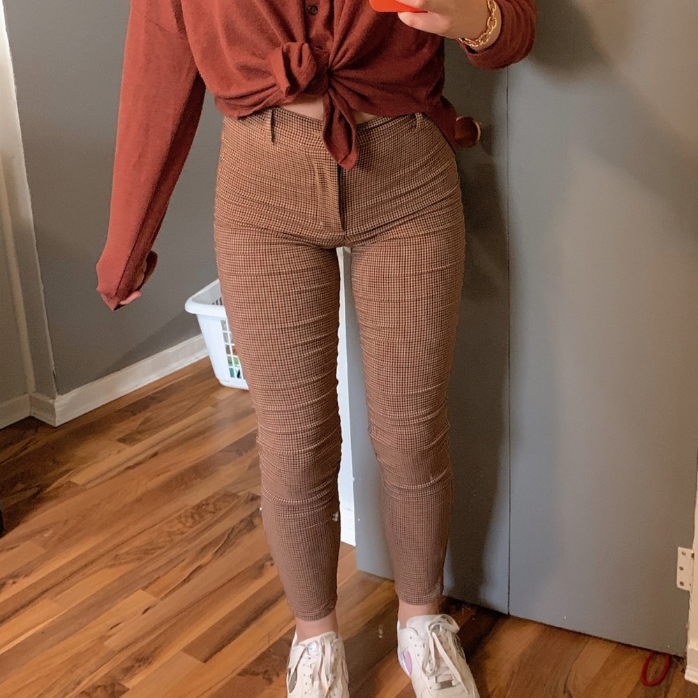 💜Garage tan/burgundy as if pants.